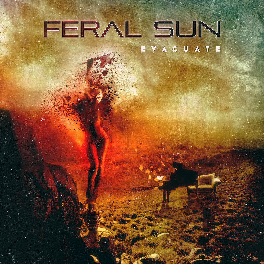 Feral Sun Evacuate CD Cover Artwork by Mario Nevado