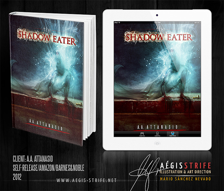 The Shadow Eater book cover artwork