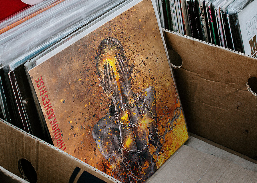The Phoenix project Vinyl cover by Mario Nevado Art