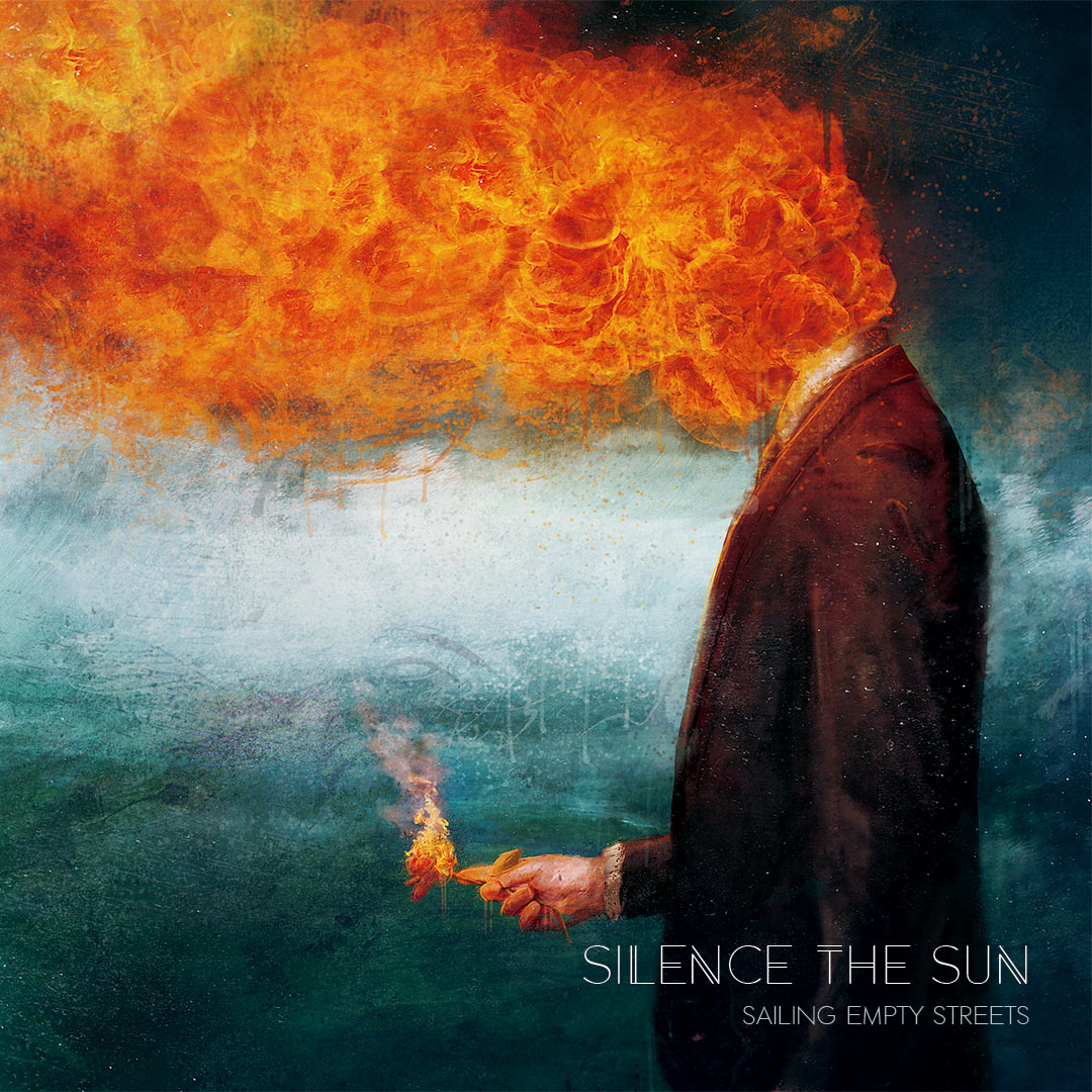 Silence the Sun CD cover artwork by Mario Nevado. Dark Surrealism digital art.