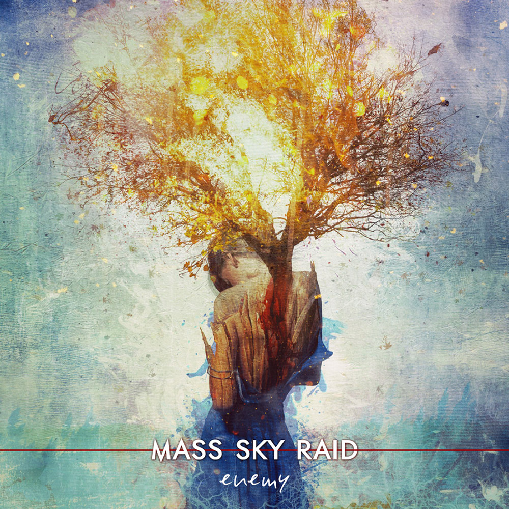 Mass Sky Raid - The Enemy Metal Album Artworks by Mario Nevado