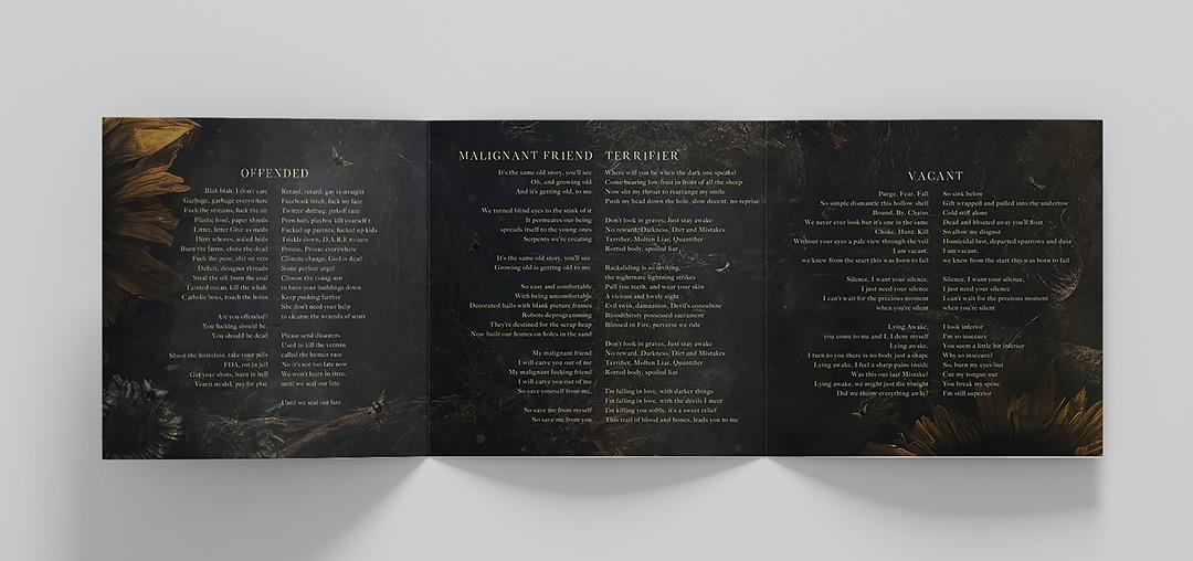 Beneath the Hollow digipac booklet mockup 1 by Mario Nevado Art