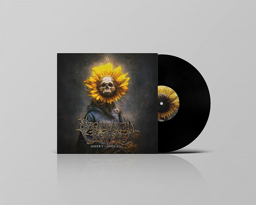 Beneath the Hollow vinyl mockup by Mario Nevado Art