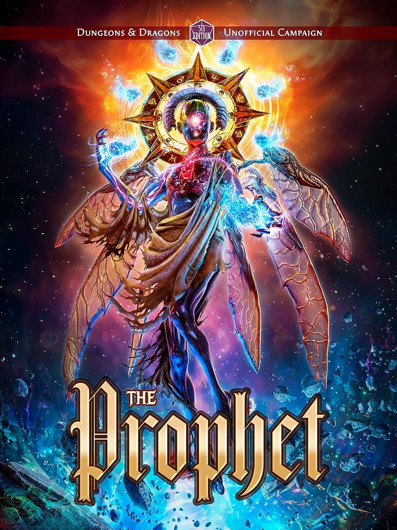 The Prophet - Unofficial Dungeons and Dragons Book Cover by Mario Nevado