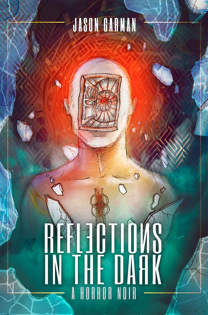 Sketch for surreal noir book cover design