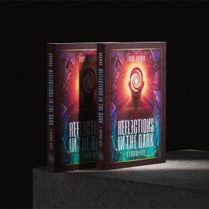 Book cover design 3D mockup