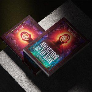 Book cover design 3D mockup