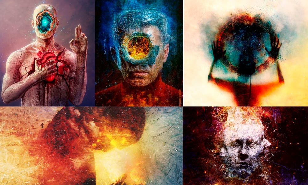 reflections in the dark book cover design case study artist references